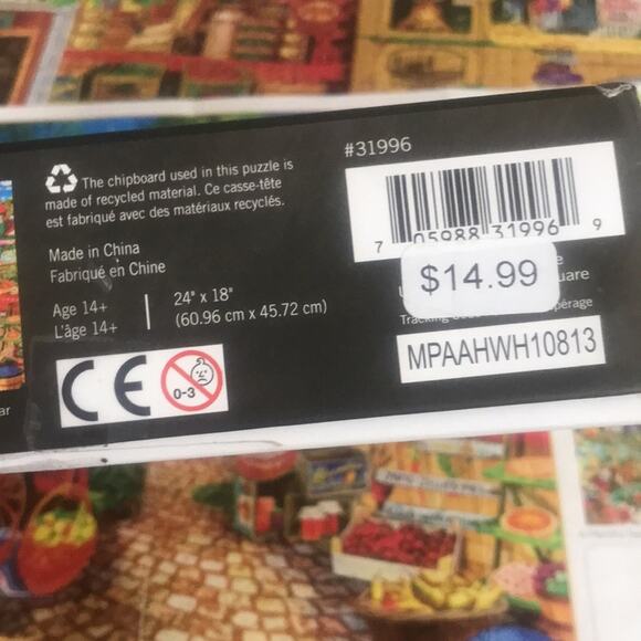 Master Pieces Farmer’s Market 750 Piece Puzzle COMPLETE - Picture 4 of 4